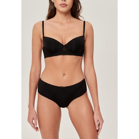 Women's bra -braid, size 70c, black color-1