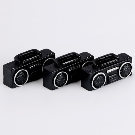 Miniature Puppet "Tape recorder", set of 3 pcs., Size 1 pc. - 3 × 1.2 × 0.7 cm-2