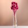 Set of dried flowers "Brush", banch 7-8 pcs, length 50 (+/- 6 cm), fuchsia