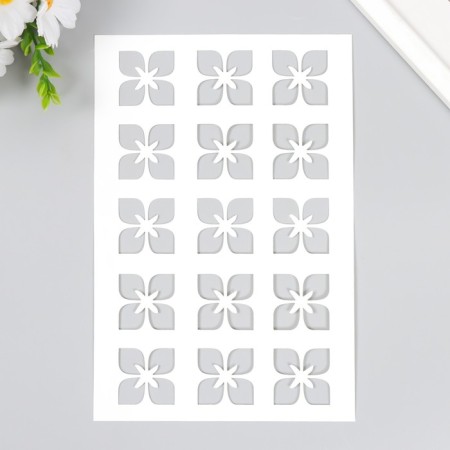 Plastic stencil "patterns" 24x16 cm