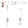 STL LUCE Sus. SL1154.323.01. Gran. 1x60 W, E27, 15.5x15.5x40 cm, brass color
