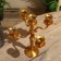 Jnii aluminum candlestick for 5 candles 18x18x35 cm