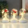 Souvenir Polystone Light "Angel with red roses" MIX 6x6x9.5 cm