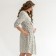 Women's kit for pregnant women (shirt/robe), gray color, size 48