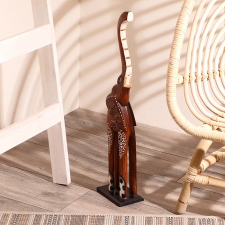 Souvenir tree "Elephant with carved ears" 60x14x9 cm-4