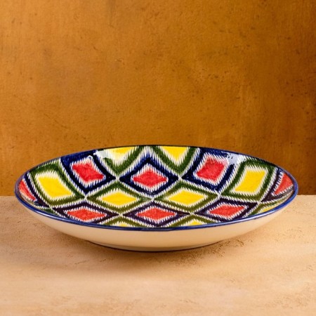 Set of Tea Rishtan Ceramics "Atlas No. 1", 9 items (kettle 1l, Piala 0.3l), mix-8