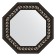 Mirror in the baguette frame, black Ardeko 81 mm, 55.0x55.0 cm