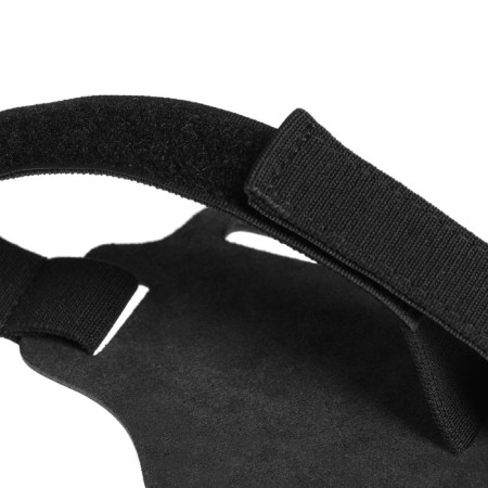 Protective lining for the gear lever, leather, black-2