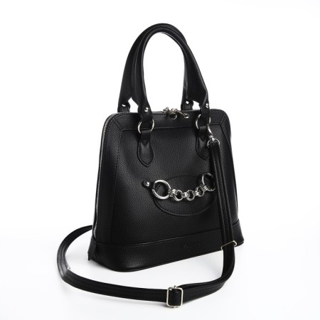 Female bag Textura, tout, average size, black color-2