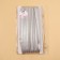Glaps for straps, shiny, 10 mm, 10 ± 0.5 m, gray color