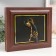 Key closed "Golden Key" 26.5x31.5 cm nut