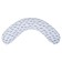 Pillow for pregnant women, size 34 × 170 cm, clouds gray