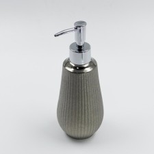 Joy Home liquid soap dispenser, ceramics, silver