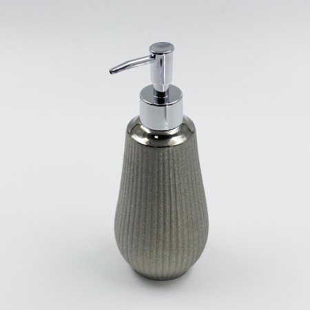 Joy Home liquid soap dispenser, ceramics, silver