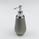 Joy Home liquid soap dispenser, ceramics, silver