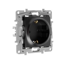 Rosette 1st Legrand Etika, C/Z, screw. terminals, 16A, 250 V, anthracite