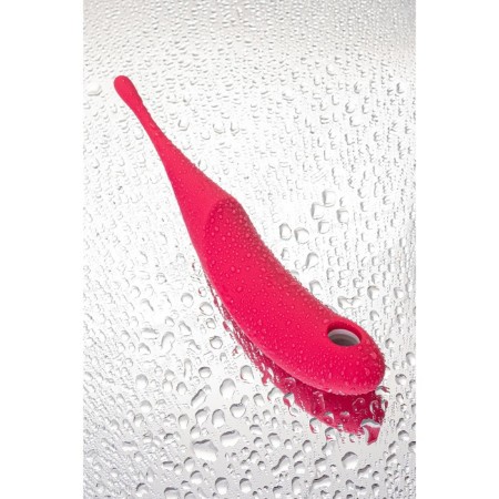 Vacuum-wave contactless stimulator of the Satiffyer Twirling Pro clitoris, silicone, red color-6