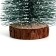 New Year's decor "Green Christmas tree in the snow" 8 × 8 × 20 cm