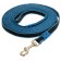 The leash zoonik is nylon with a double latex thread, 5 m x 1.5 cm, blue