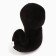 Soft toy "Snake", black-violet, for the New Year