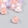 Plastic beads "Ball ribbed - inner range of assorted" set of 20 g 1.2x1.1 cm