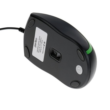 Perfeo Profil mouse, wired, optical, 1600 dpi, USB, green-3