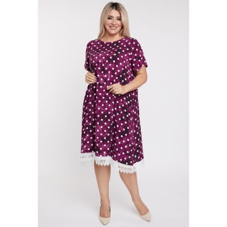 Female dress, size 52, dark pink color
