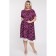 Female dress, size 52, dark pink color