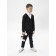 Knitted cardigan for a boy Pure Love, height 140 cm, black color