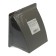 The output of the wall zein, 170 x 170 mm, d = 125 mm, with a check valve, brown