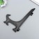 Plastic plastic stand is black 17.5x11.5 cm for plates d = 18-20 cm