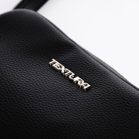 Women's bag over the shoulder Textura, small size, black color-4