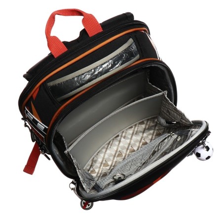 Frame backpack 35 x 26 x 14 cm, filling: bag, Across 490, black/blue 23-490-7-8