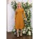 Female dress, size 44, mustard color
