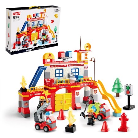 Designer city "Fire Depot", 145 parts