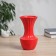 VAZA Ceramics Table "Thiago" Fears, 18x8.5 cm, red