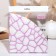 NEW Line Decor napkin "Voal Pink Gold", Figure, 12 pcs