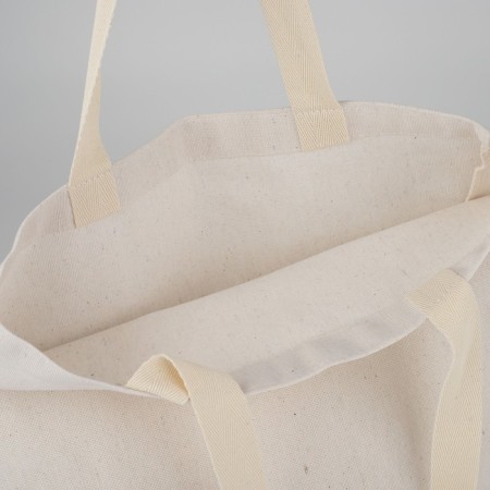 Bag-shope era without lightning, without lining, beige color-4