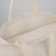 Bag-shope era without lightning, without lining, beige color