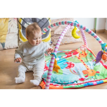 Developing rug with arcs "Elephant and Friends", 5 ele. With music, Baby me-10