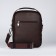 Men's bag over the shoulder, Textura, artificial leather, brown color