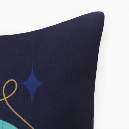 Pillow Ethel "Blue Snake" 40x40 cm, 100% p/e, velor-1