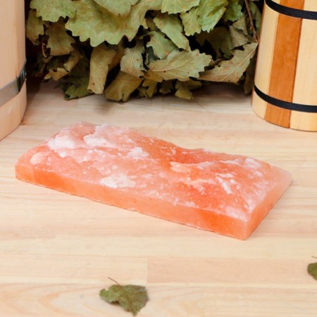 Brick from Himalayan salt natural, 20x10x2.5, "Dobroparov"-2