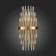 Sconces st. SL1628.301.02. TERAMO. 2x40 watts, E14, 20x43 cm, brass color
