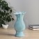 VAZ Coramics Table "Philix" D Ob - 6 cm, 22.5x9 cm, blue