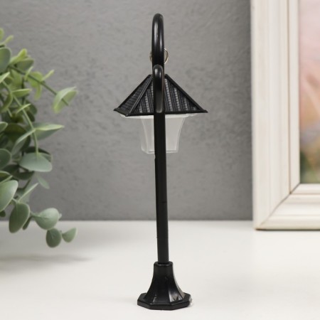 Decor for creativity plastic light "Lantern with a bend" 8.3x14.5 cm-3