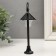 Decor for creativity plastic light "Lantern with a bend" 8.3x14.5 cm