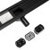 TIM BAD558002BK, 70 x 800 mm, tiles, siphon with a rotation angle of 360 °, black-ware