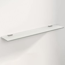 Glass domino shelf, 12x65 cm, matte