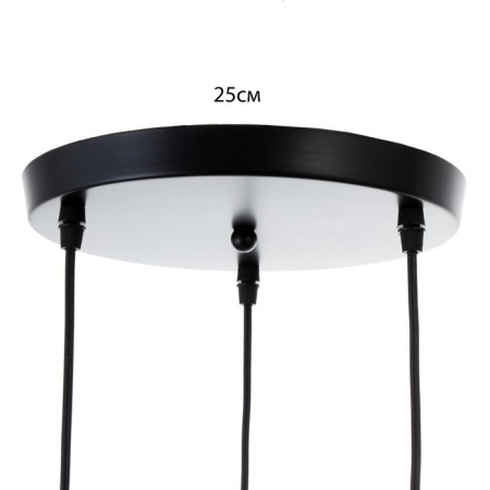 Lamp Bayerlux "Varmo" 3he27 40W black 41x41x25-125cm-7